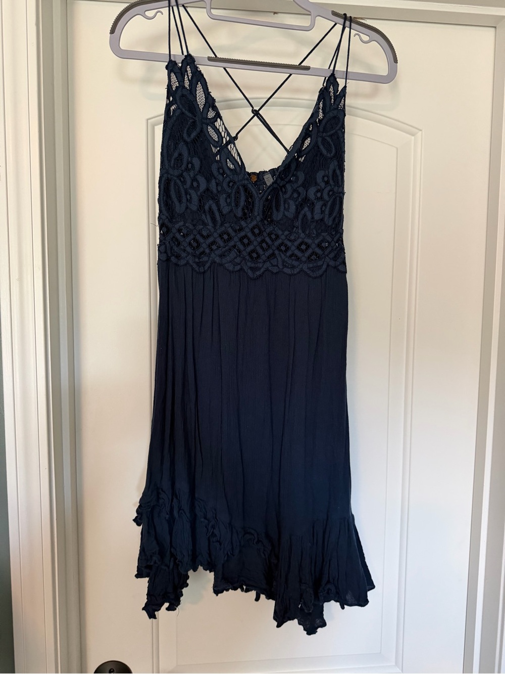 Free People Navy Adele dress